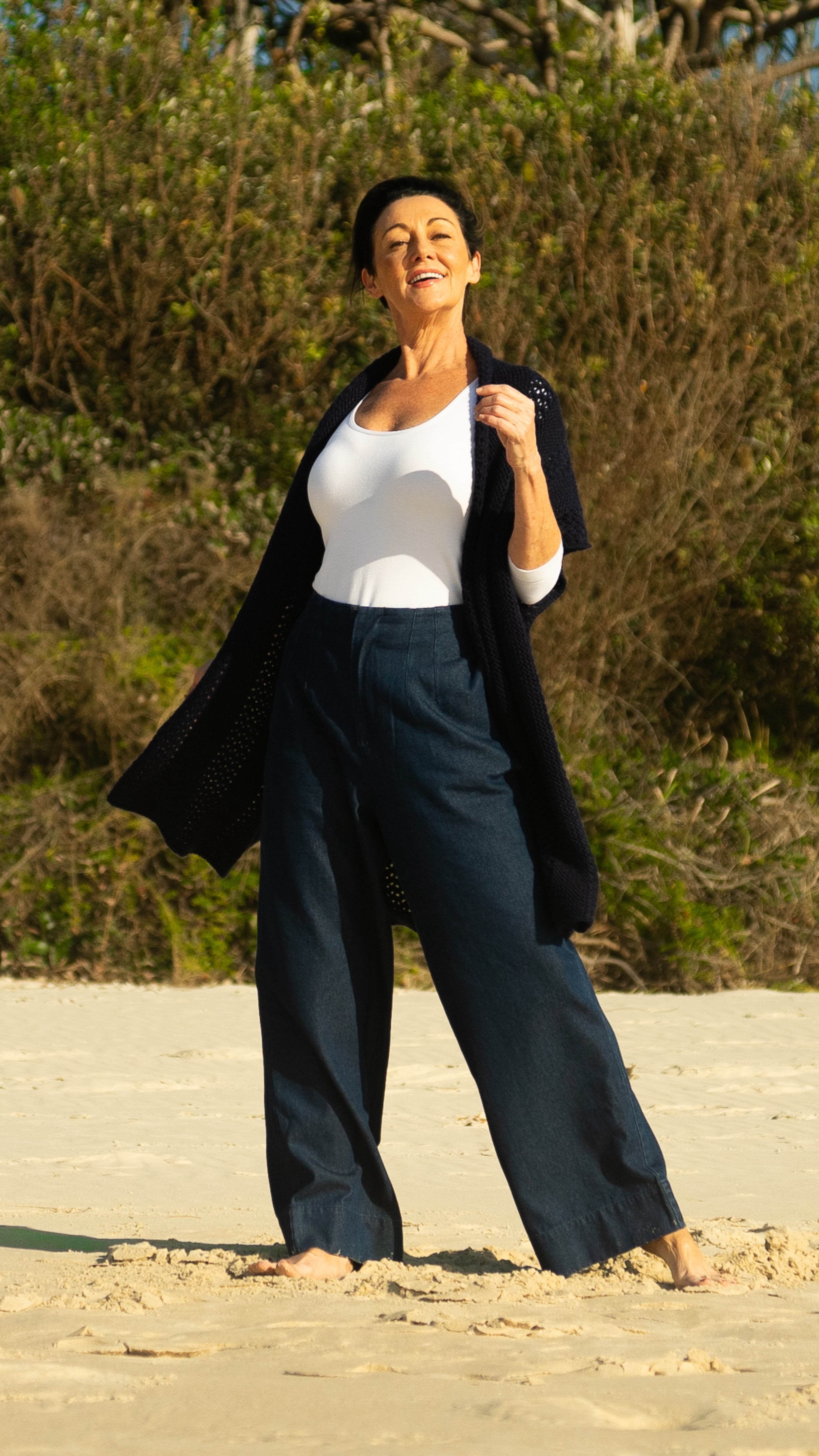 NEW Luna Knit Vest Navy