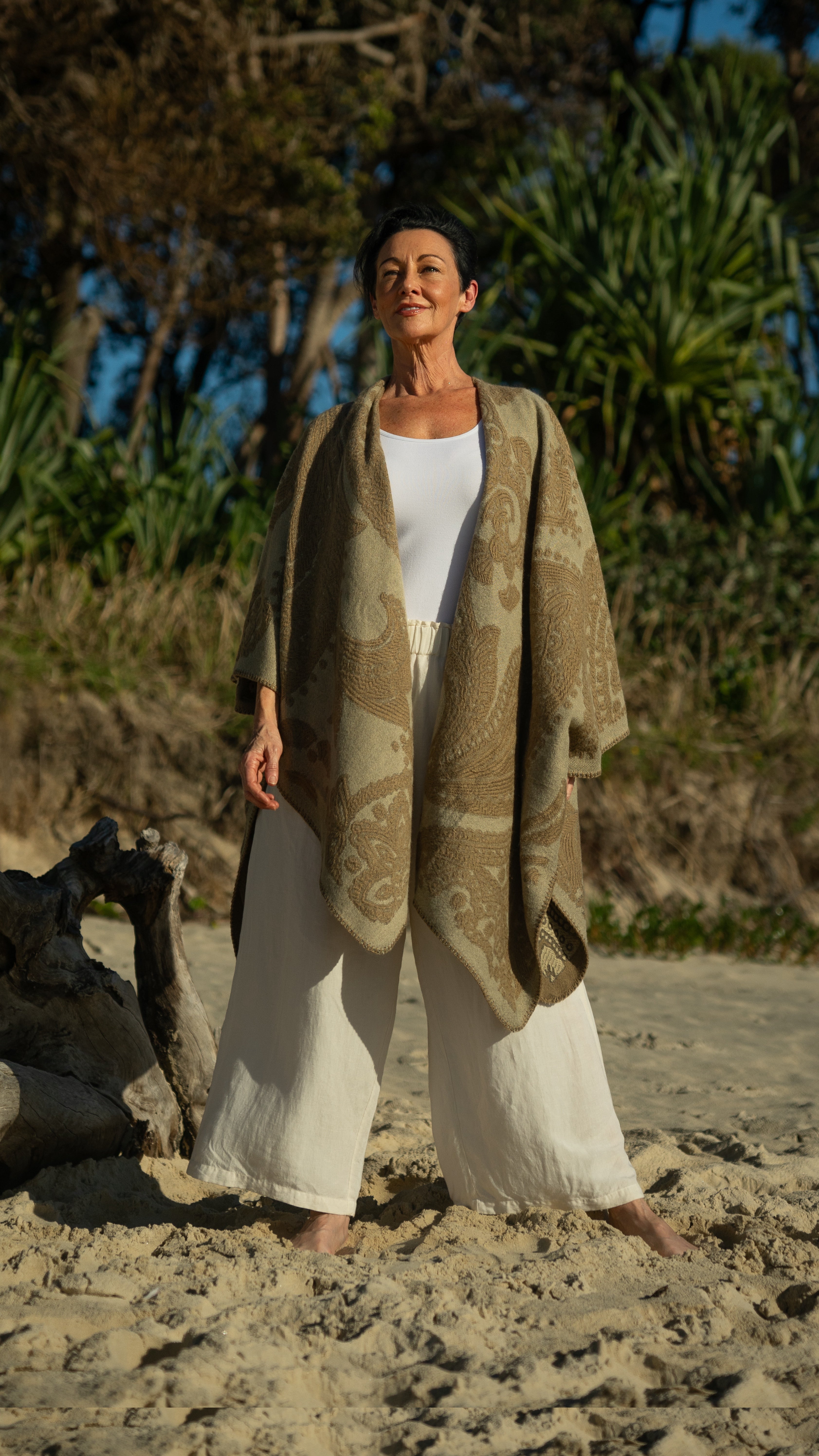 NEW Lucia Cape Poncho Paisley