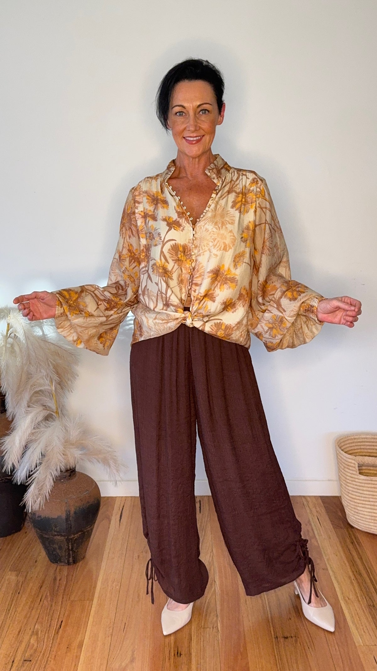 NEW Golden Bloom Blouse