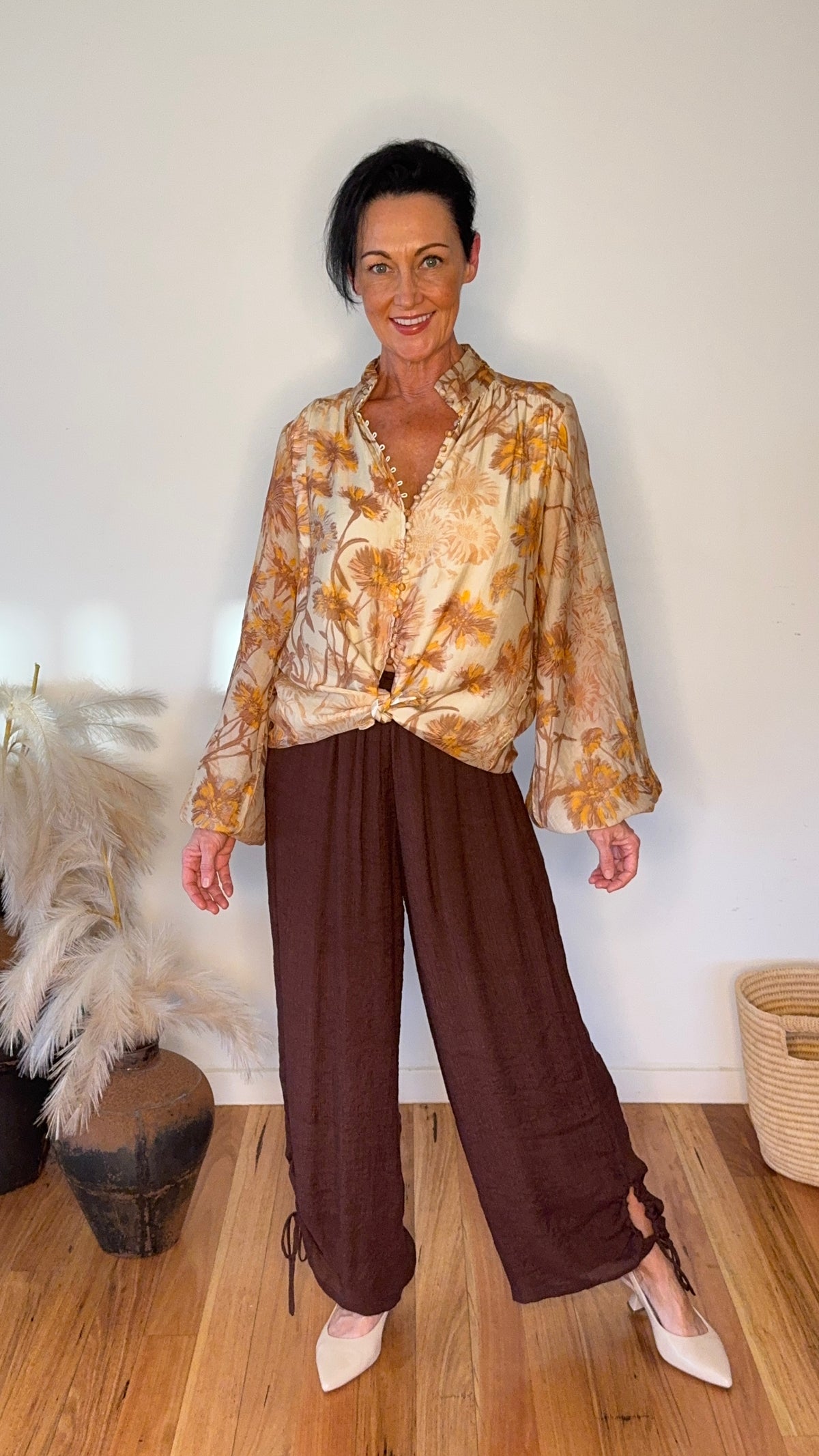 NEW Golden Bloom Blouse