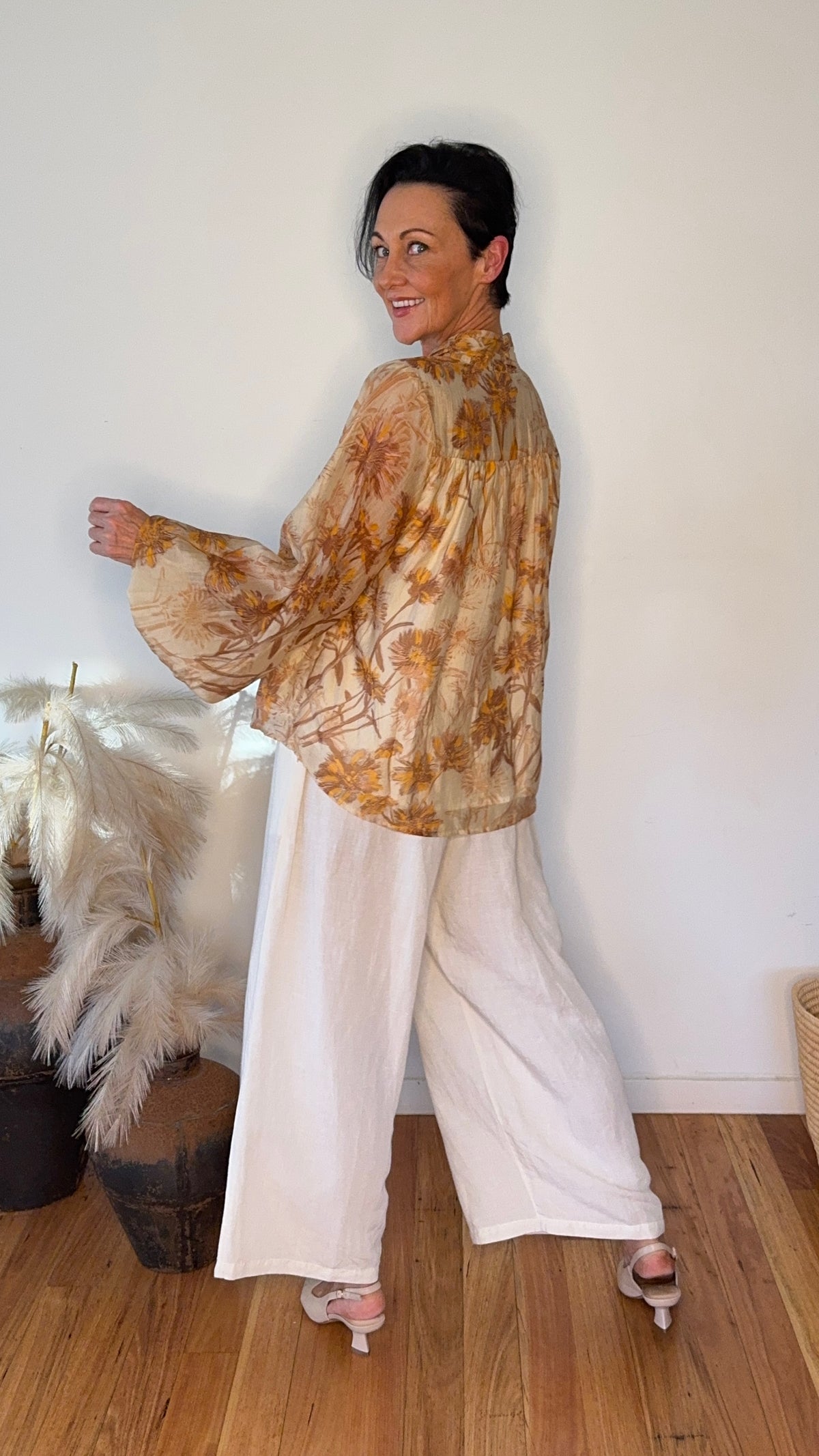 NEW Golden Bloom Blouse
