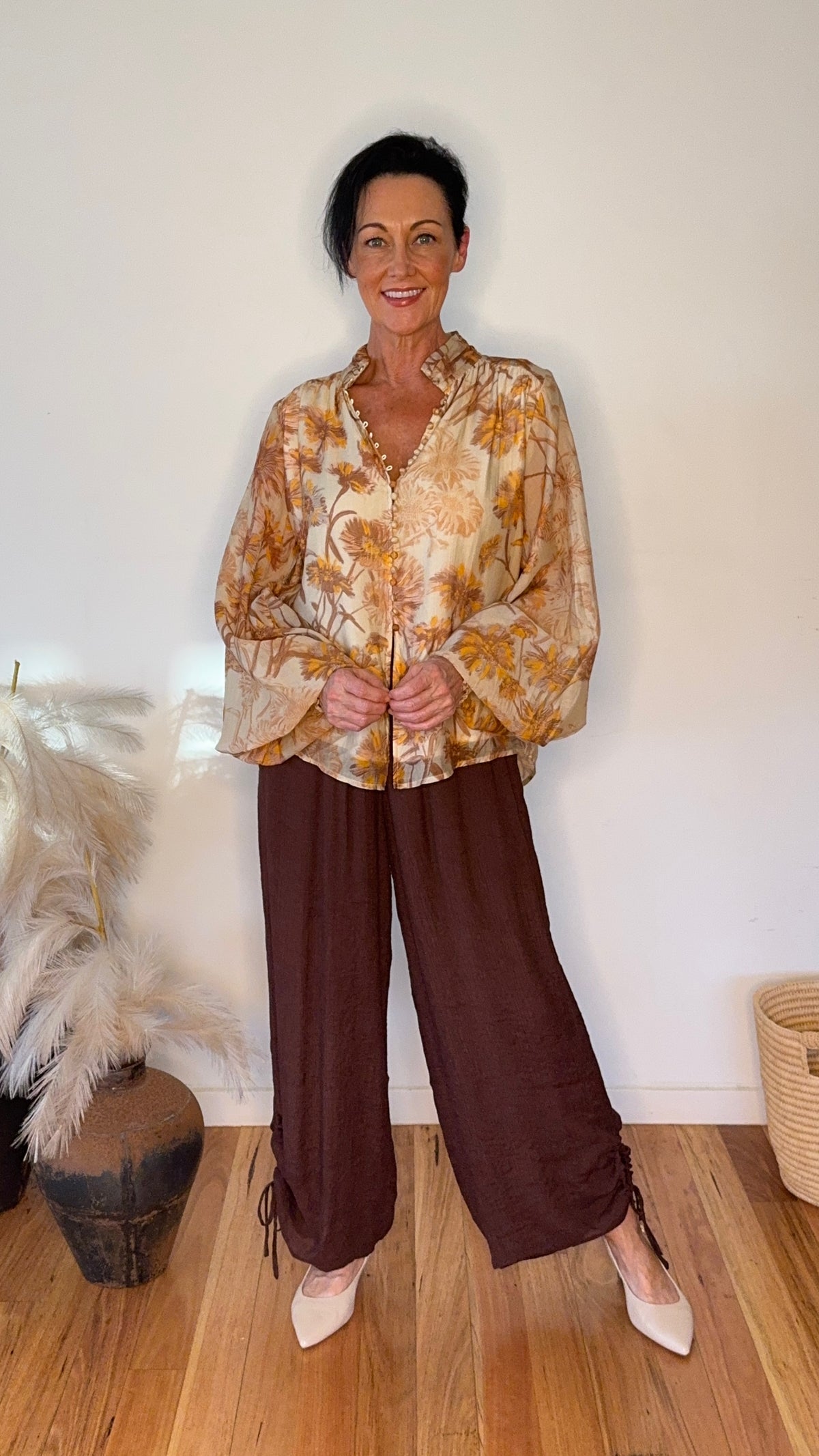NEW Golden Bloom Blouse