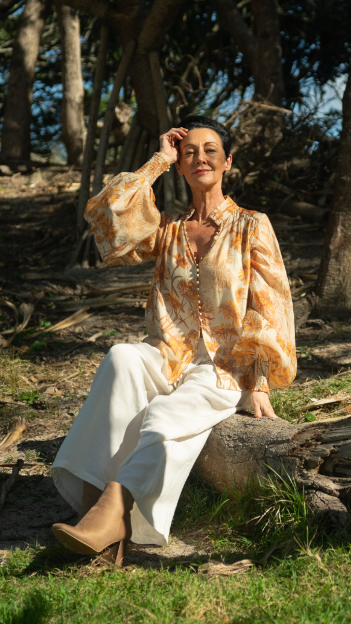 NEW Golden Bloom Blouse