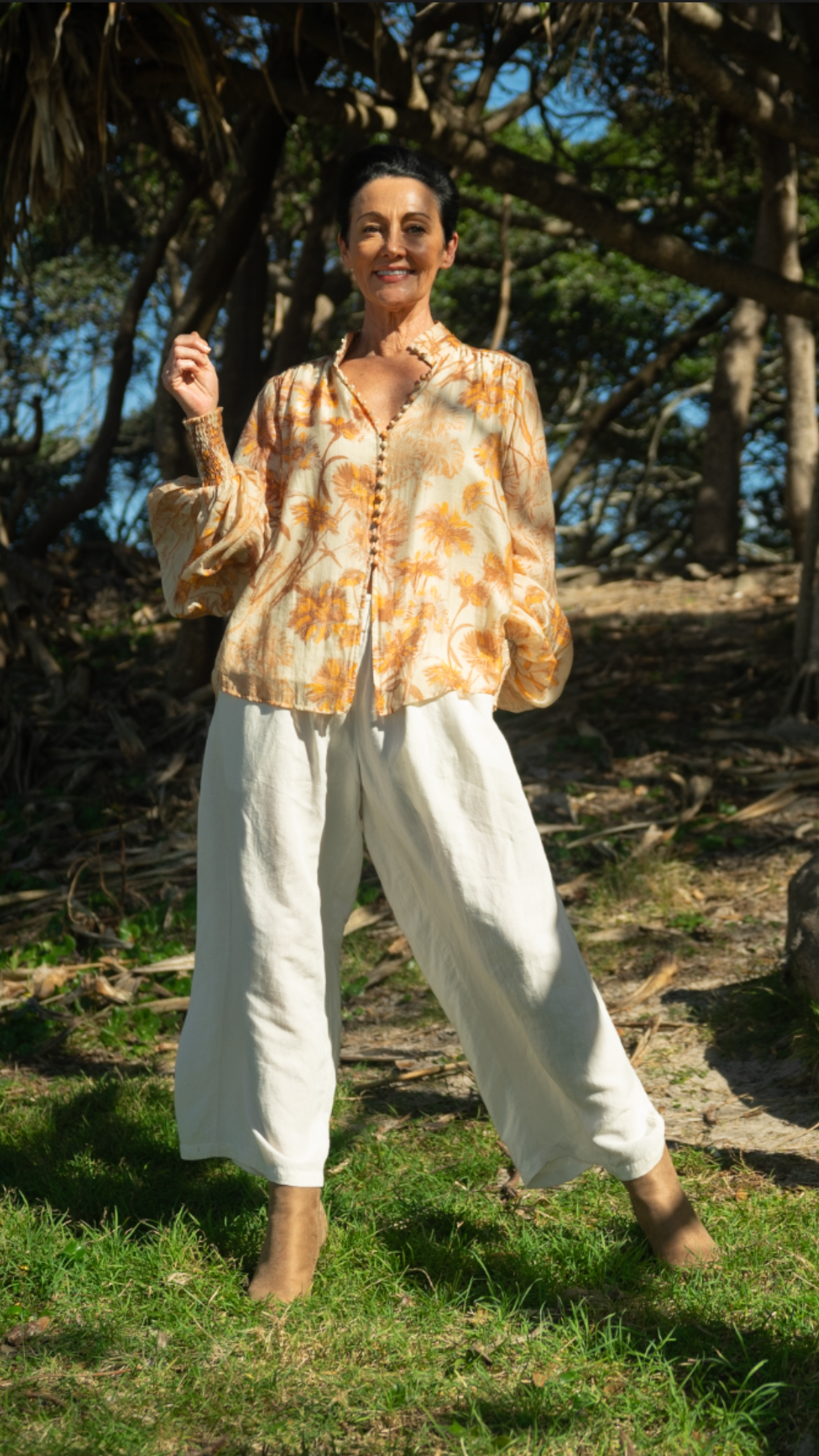 NEW Golden Bloom Blouse