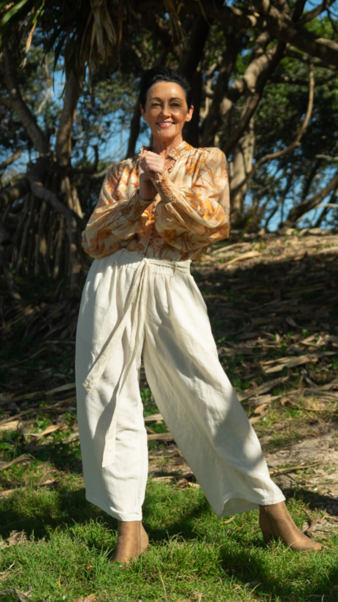 NEW Golden Bloom Blouse