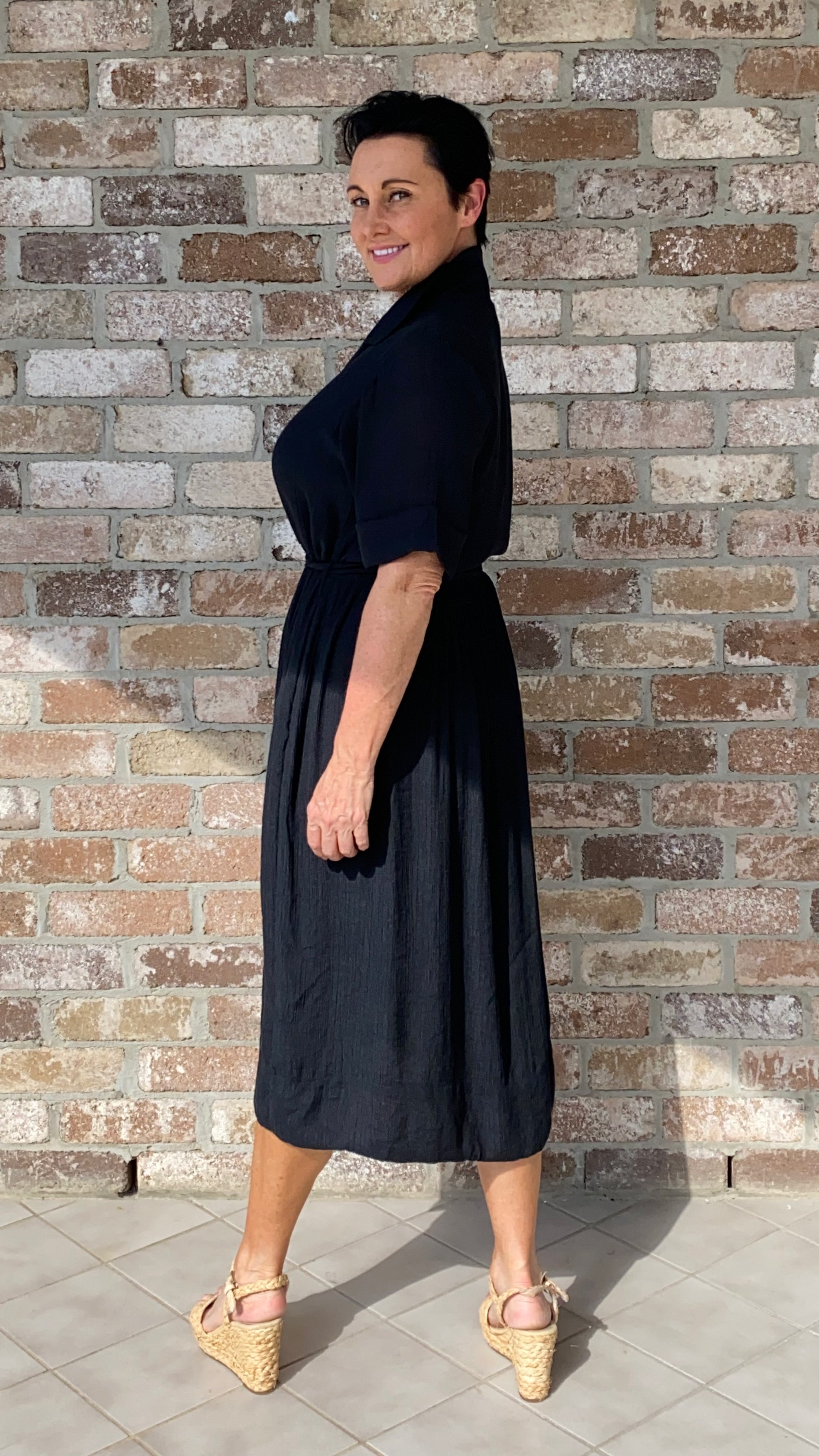 Peggy Sue Dress in Black