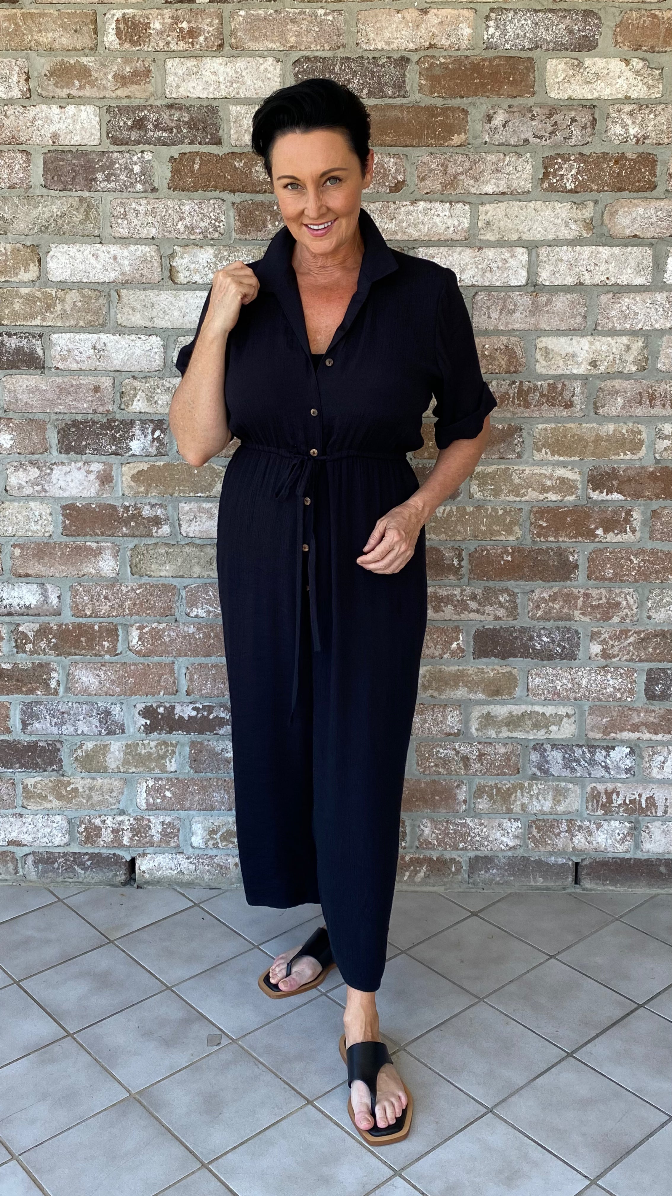 LAST CHANCE Sale Jumpsuit in Black