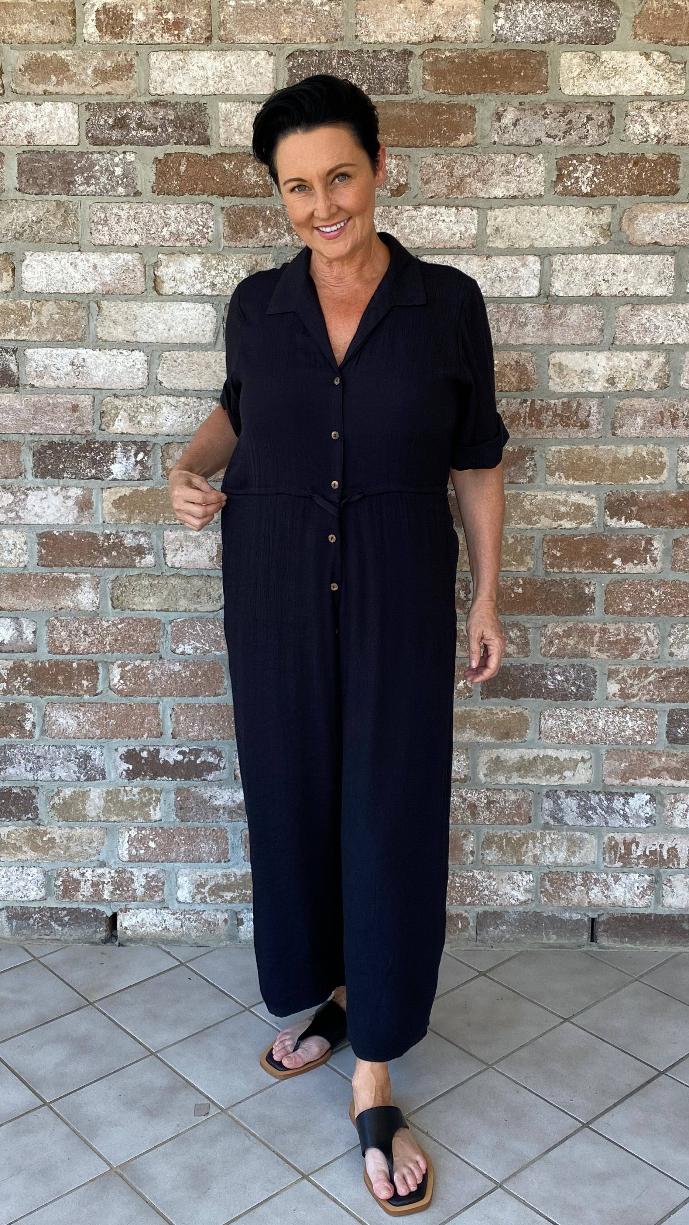 LAST CHANCE Sale Jumpsuit in Black