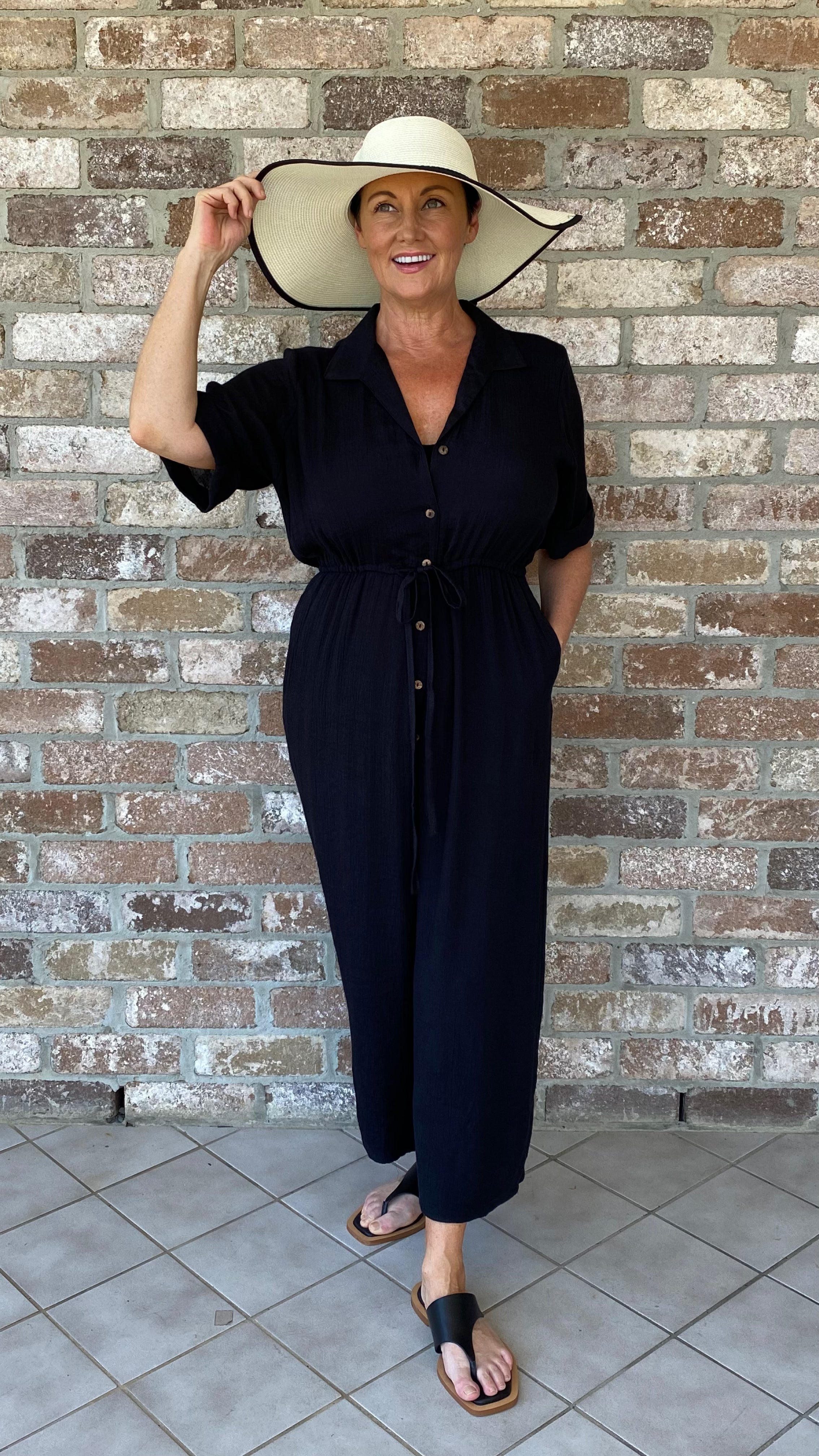 LAST CHANCE Sale Jumpsuit in Black