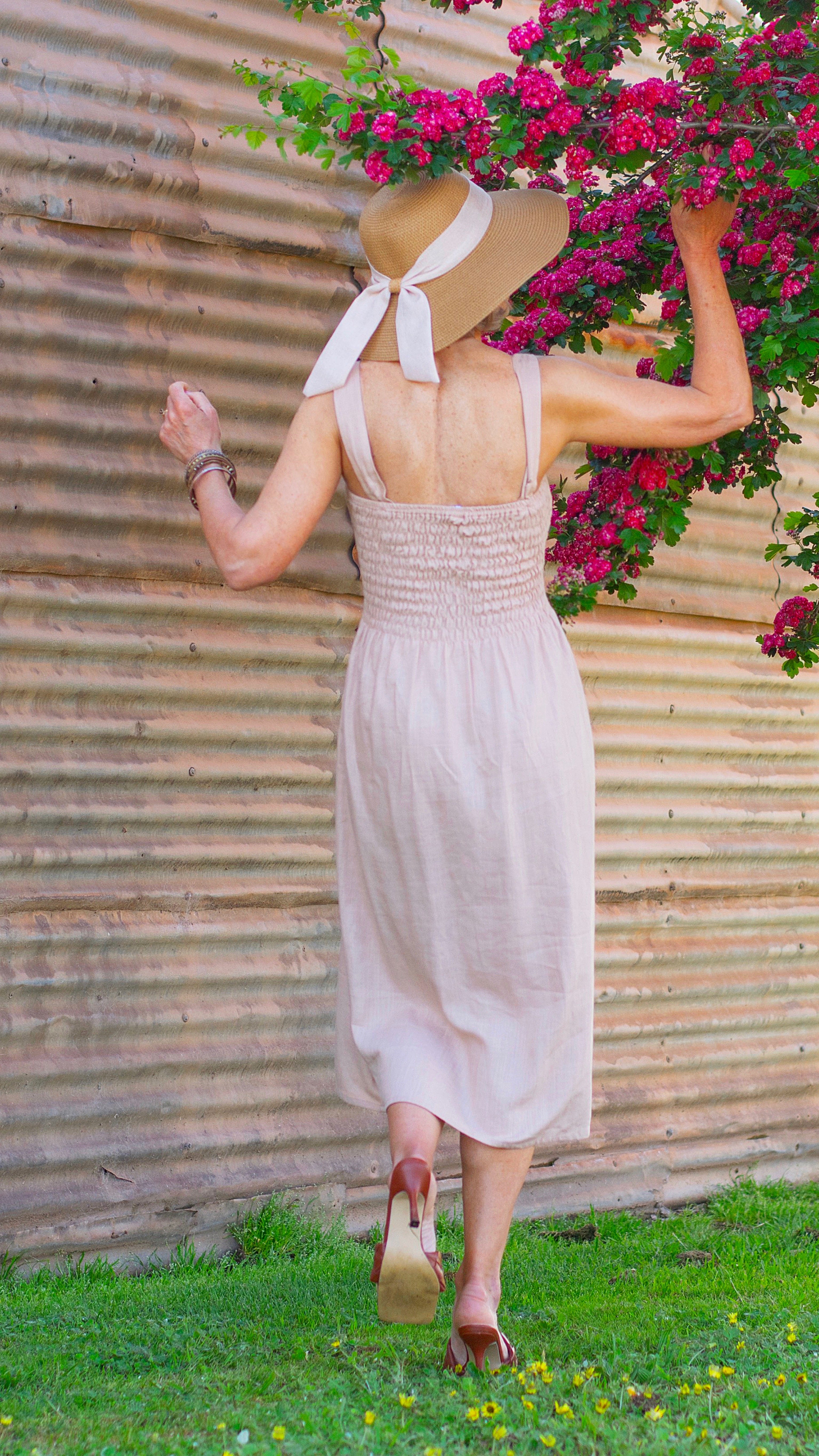 Linen Skirt/Dress in Dusk freeshipping - White Amber the Label