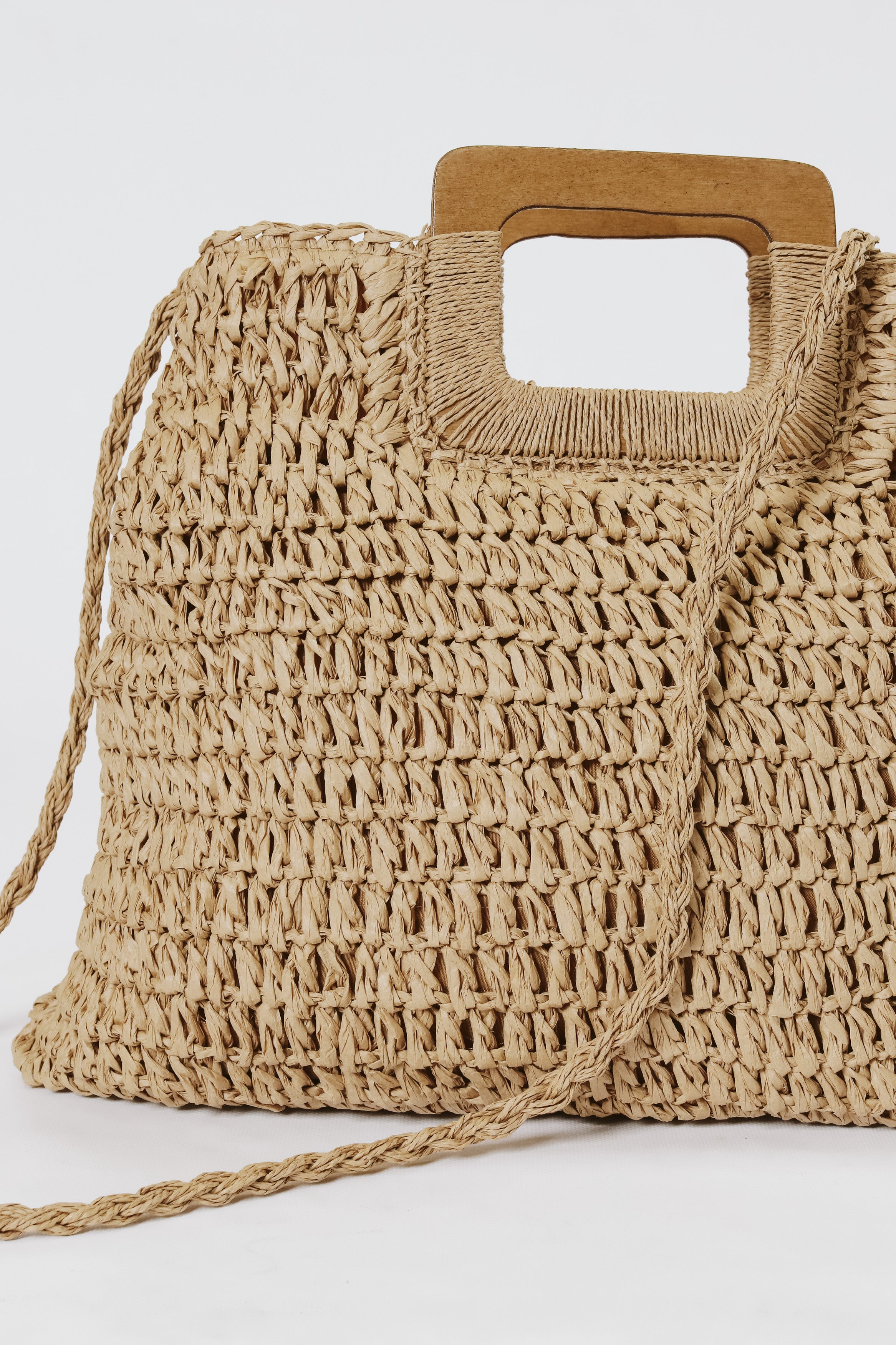 The Everyday Woven Bag Tan freeshipping - White Amber the Label
