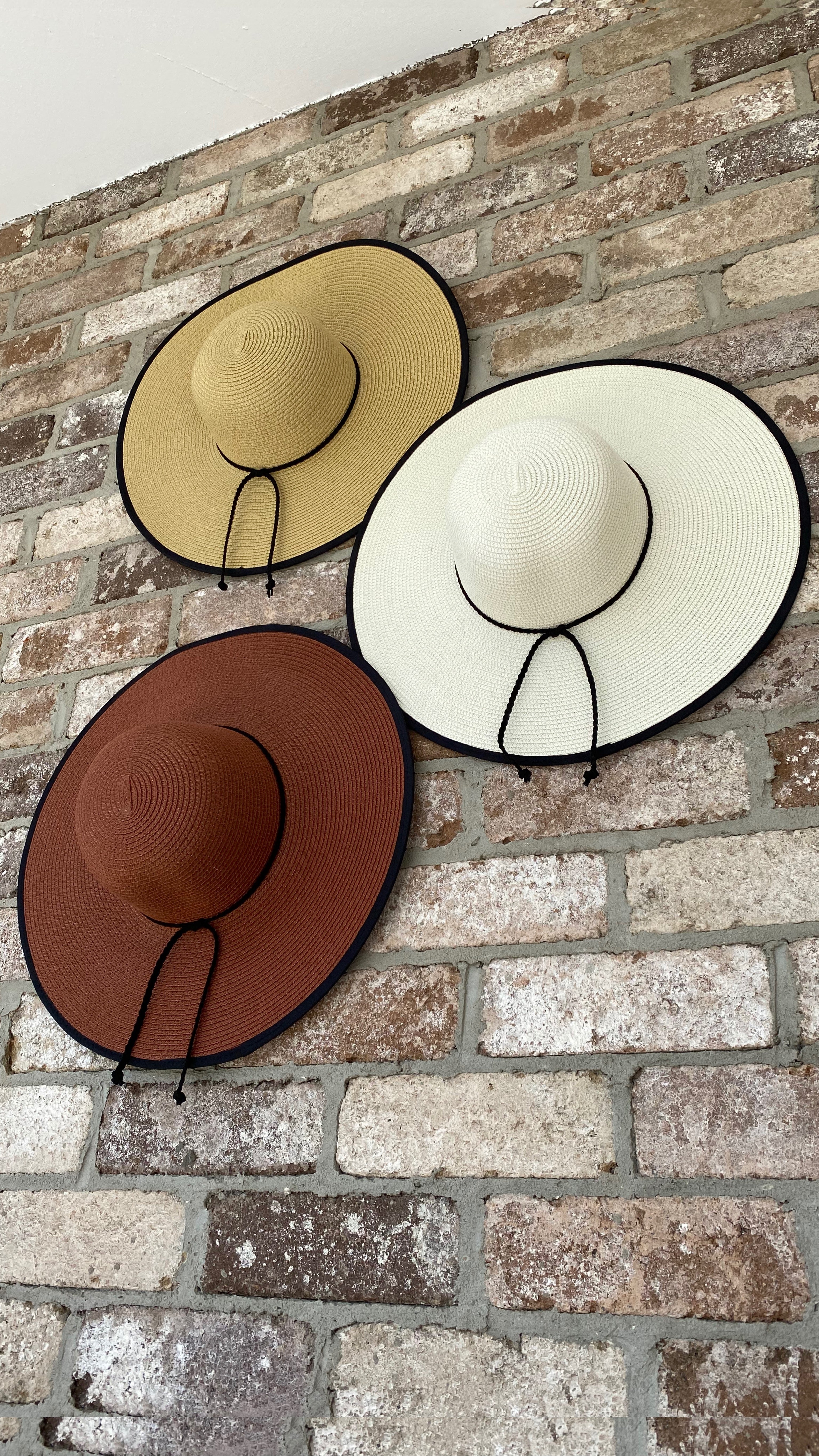 NEW The Sun Hat - Chocolate freeshipping - White Amber the Label