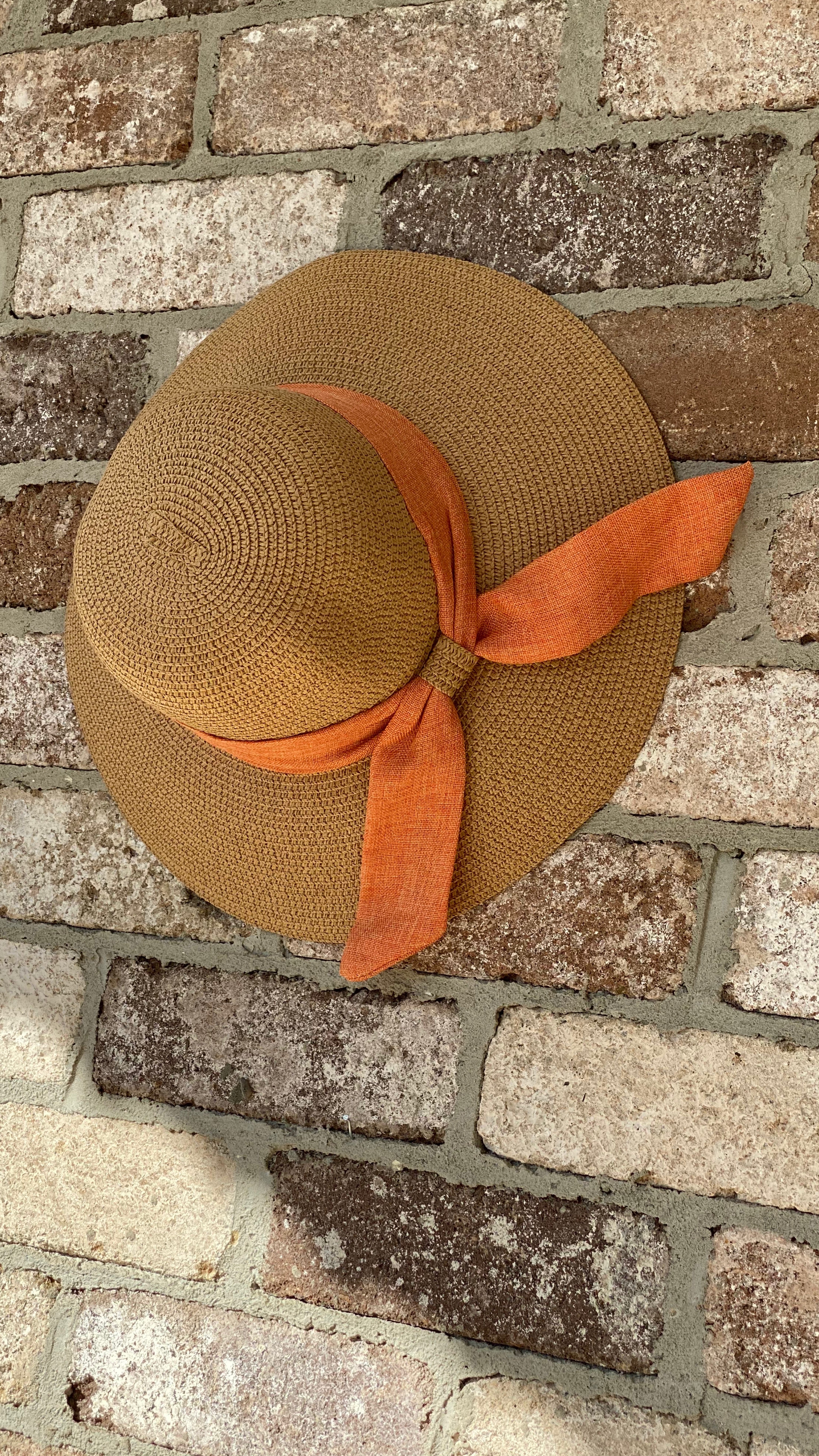 Bow Hat - Apricot Sash freeshipping - White Amber the Label